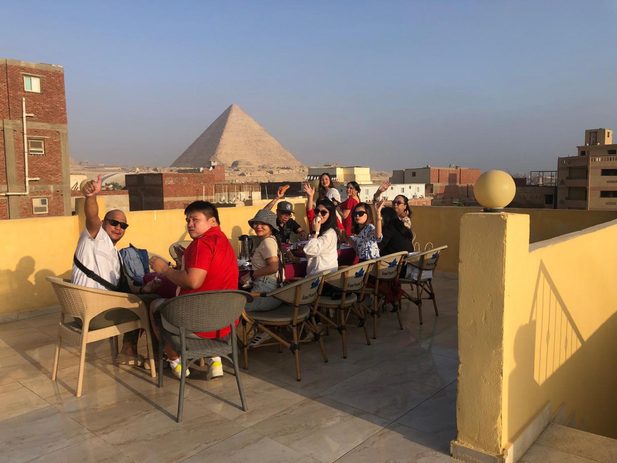 Grand Pyramid View Hotel Kafret el-Gabal المظهر الخارجي الصورة